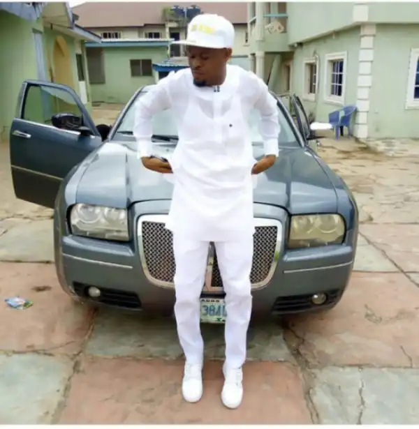 Yoruba Comic Actor, Monsuru, Poses With His Car